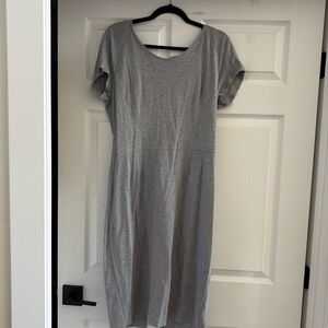 Grey tshirt dress